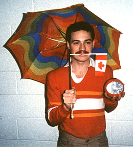 Danny at Toronto City Hall, December 1982. Photo by Stephen Stuckey.