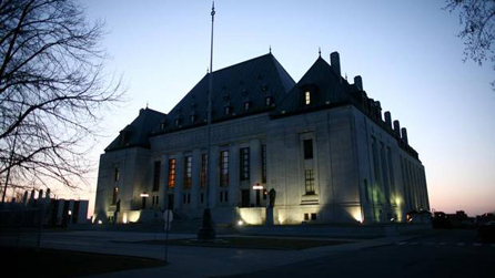 The Supreme Court of Canada building in Ottawa. PHOTO: Dave Chan for The Globe and Mail