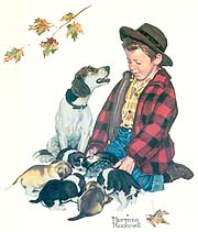 A Boy and his Dog: Parenthood, Norman Rockwell