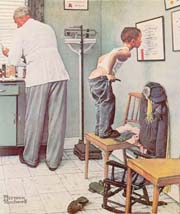 Before the Shot, Norman Rockwell