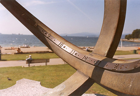 Flash Vancouver, The YVR Collection, YVR 2000 No. 003. Sundial at English Bay.