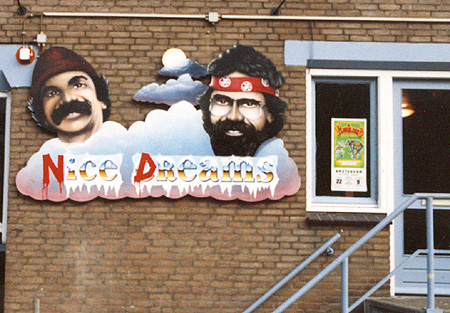 Nice Dreams Hash Cafe, Amsterdam. Photo: Andy Sorfleet, 1992