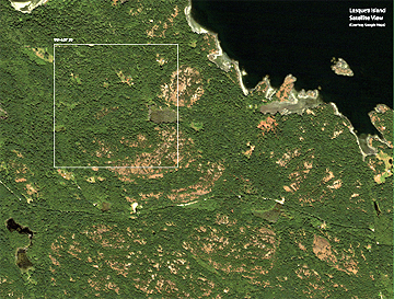 2007 Satellite View: SW-Sec. 20 and Surrounding Area. Source: Google Maps