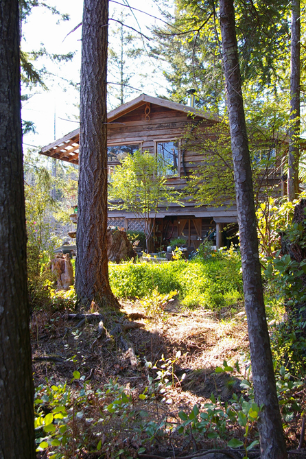 View of southeast side of CB's house.
