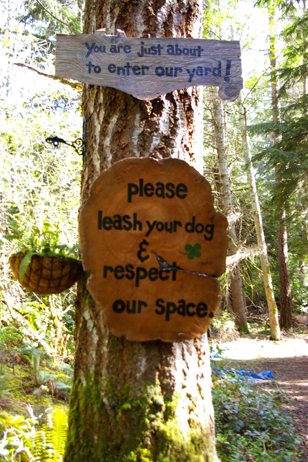 New road sign marking entrance to Camp Swampy.
