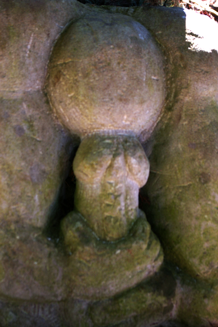 Stone carving travelled 2,150 miles (from 97 Walnut, Toronto).
