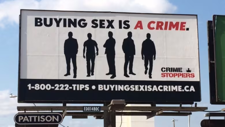 This billboard, located in Edmonton's Ice District, is part of a national awareness campaign. (Susan Holtby)