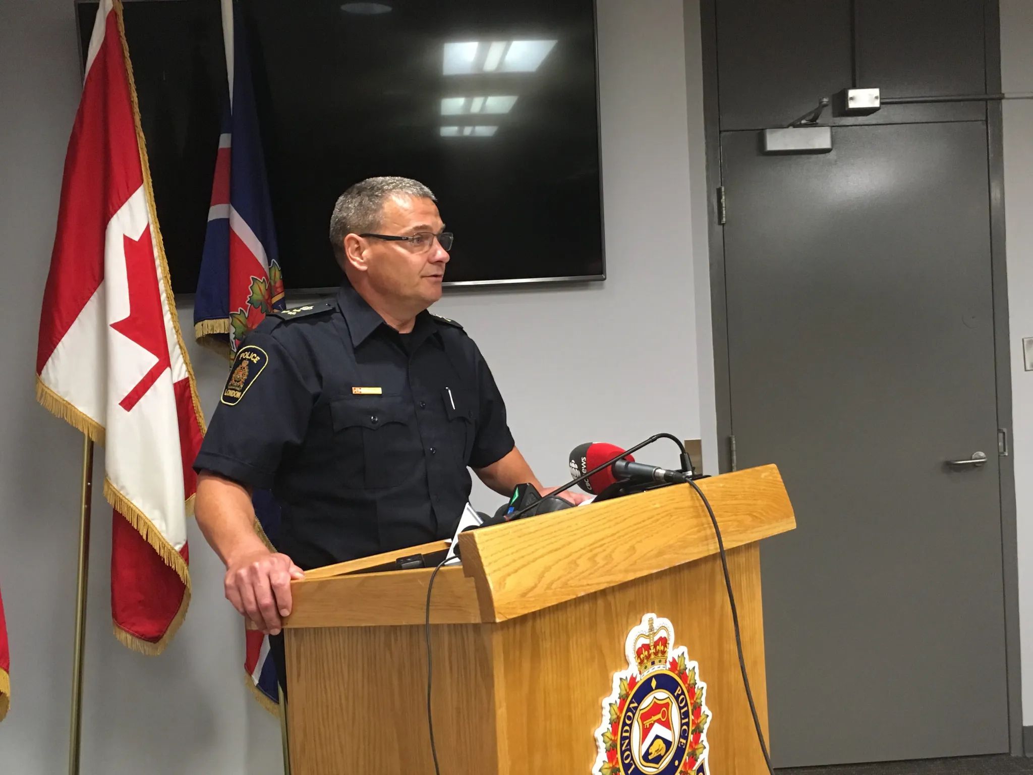 London police Chief John Pare. Liny Lamberink/980 CFPL