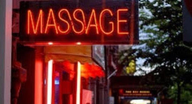Massage sign. Google