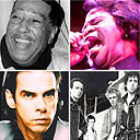 Sons of Stagolee: (clockwise from top left) Duke Ellington, James Brown, the Clash and Nick Cave