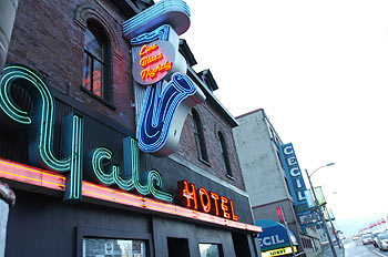 The Yale will be refurbished but the Cecil Hotel is coming down to make way for a 23-storey residential tower. PHOTO: Dan Toulgoet