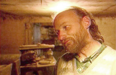Robert Pickton is seen in a screen capture from a 1996 video shot by BCTV News in connection with a story about property tax complaint connected to the farm. PHOTO: Global TV