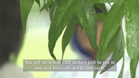 A woman who claims to be a former prostitute shares her story with CTV News. Friday, June 24, 2011.