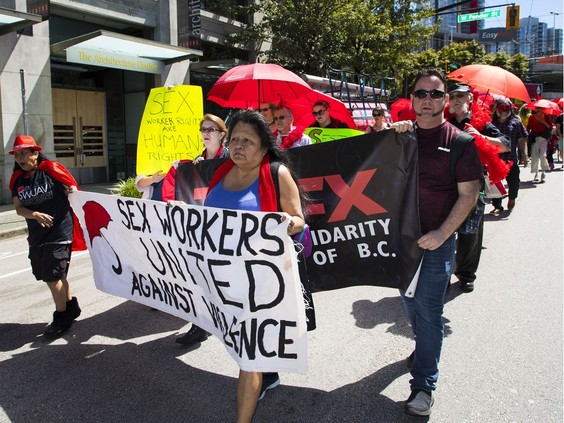 The Red Umbrella March marks 130 years of resistance against Canada's 'unfair' prostitution laws. Photo: Francis Georgian, PNG