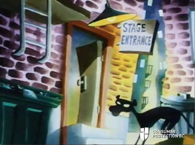 Still from 'Bijou' Restricted Cat animated trailer loaned from Consumer Protection B.C.