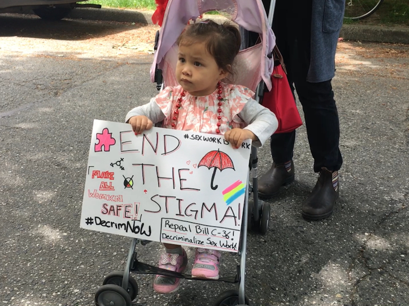 'End the Stigma!' Photo: Elaine Ayres