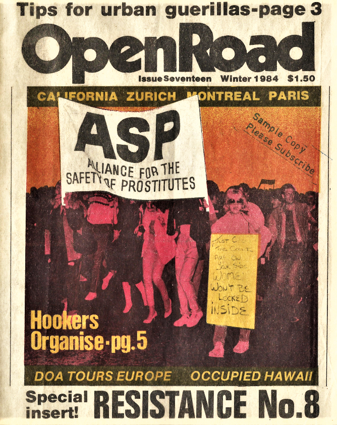 Hookers Organize, p. 5, Open Road, Winter 1984
