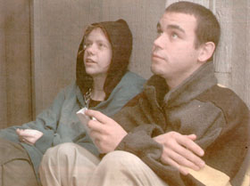 Chantal Stevenson (left) and Paul Hollohan say staging a home invasion isn't the way to get a kid back on track.