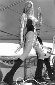 Organzas Pride Performance. VancouverMondo Pride, August, 1999.