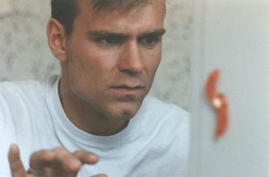 Working on our Macintosh SE in the SPU student newspaper office, upstairs, Gallery 76, Ontario College of Art, c. 1990