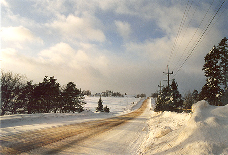 But when I look down the Road.